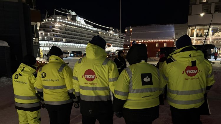 personer fra flere etater på tverretatlig kontroll i nord